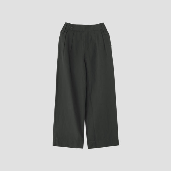 HIGH TWIST COTTON LINEN TROUSERS