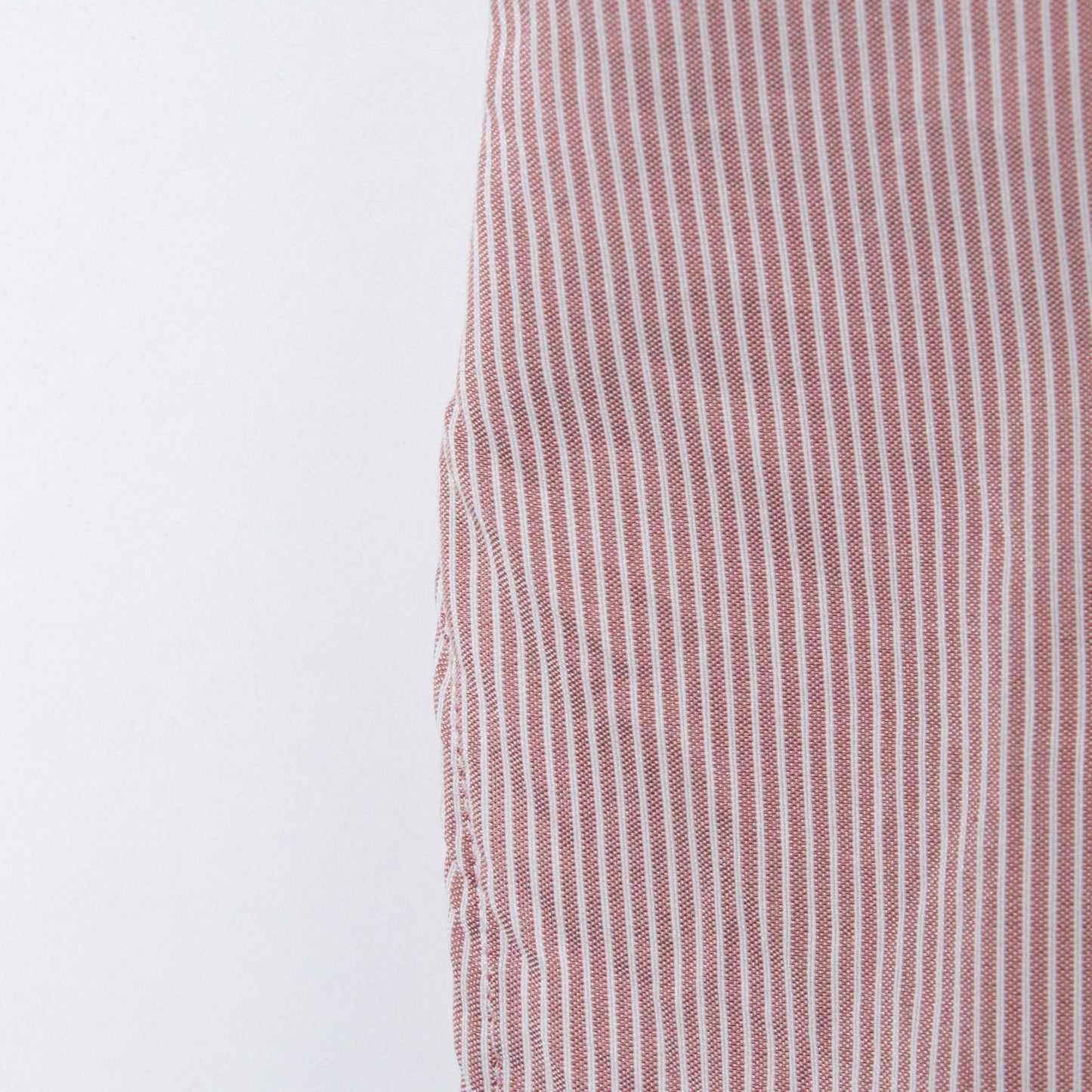 SILK COTTON NARROW STRIPE SHIRT