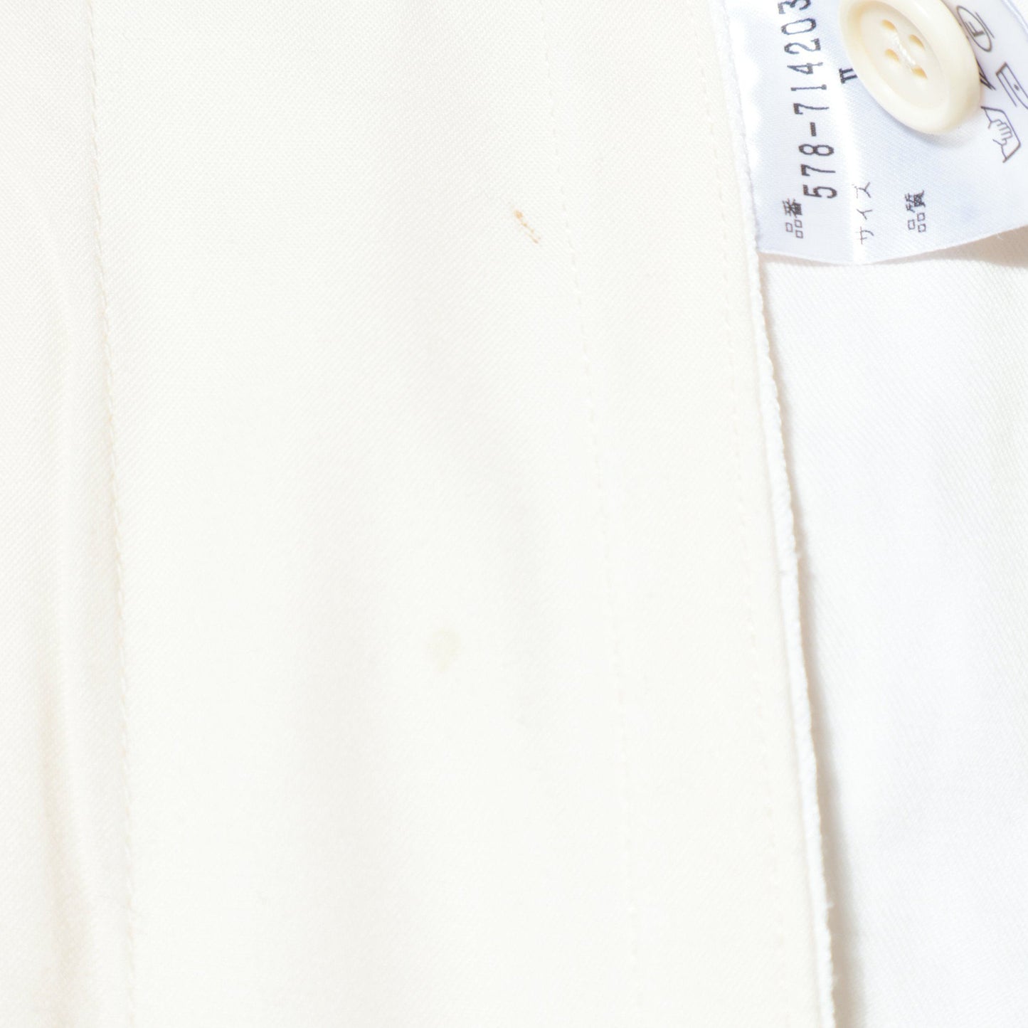 COTTON LINEN TWILL TROUSERS