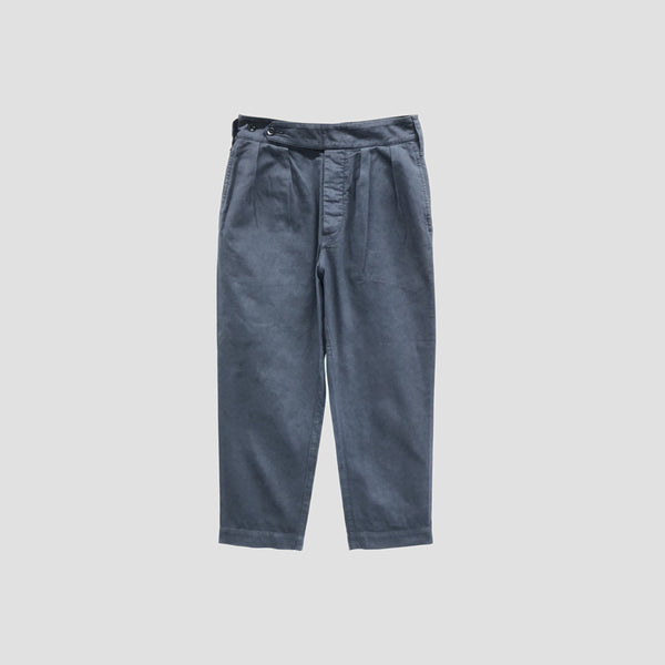 MILITARY COTTON LINEN TROUSERS