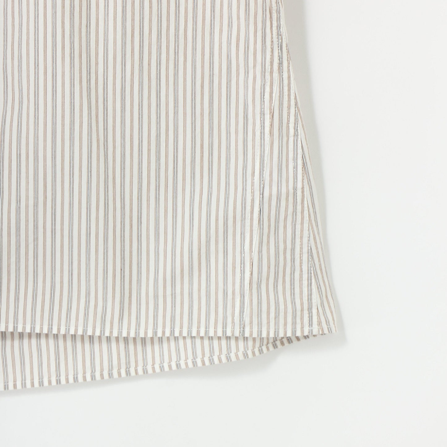 TRAM STRIPE COTTON SHIRT