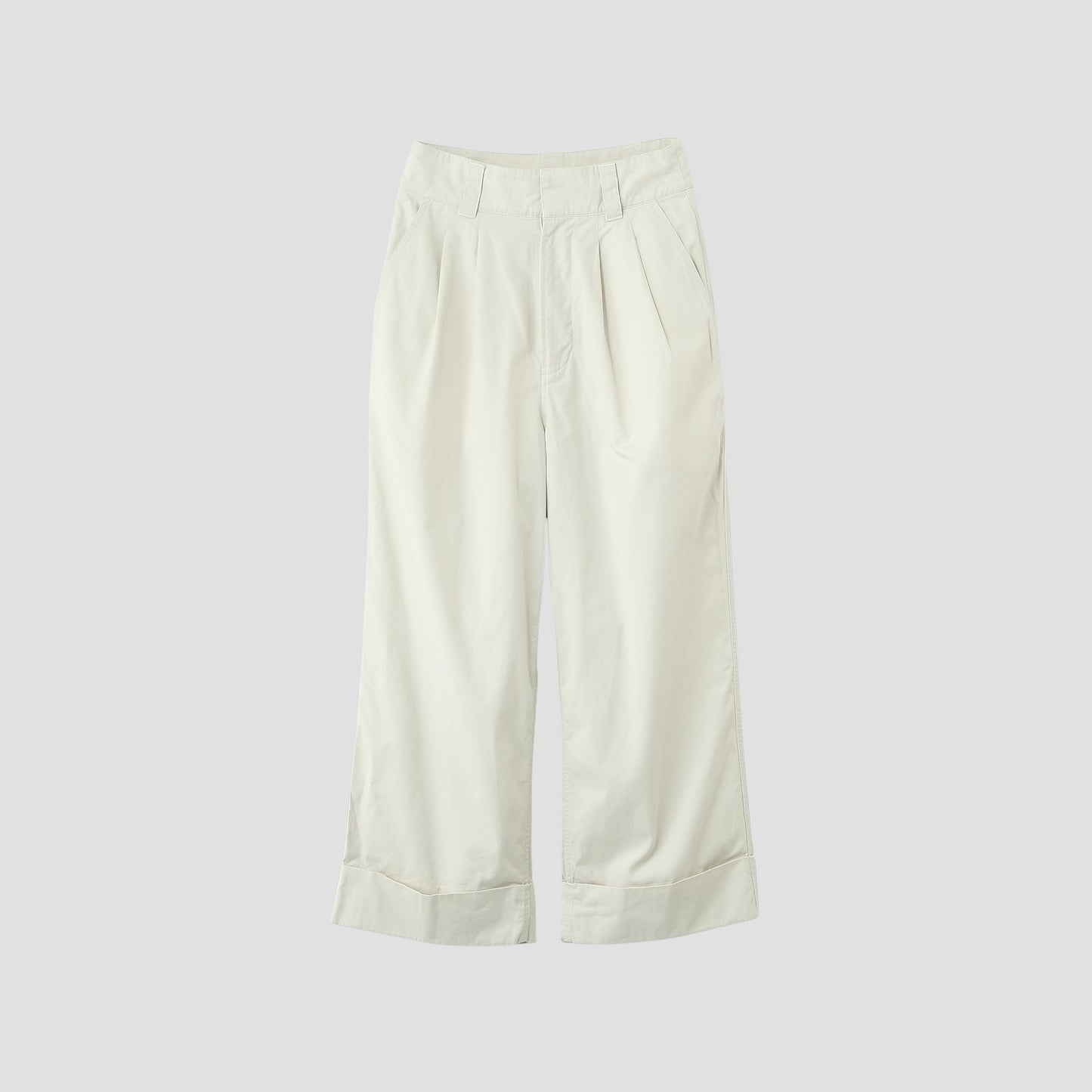 SOFT DENSE COTTON TROUSERS