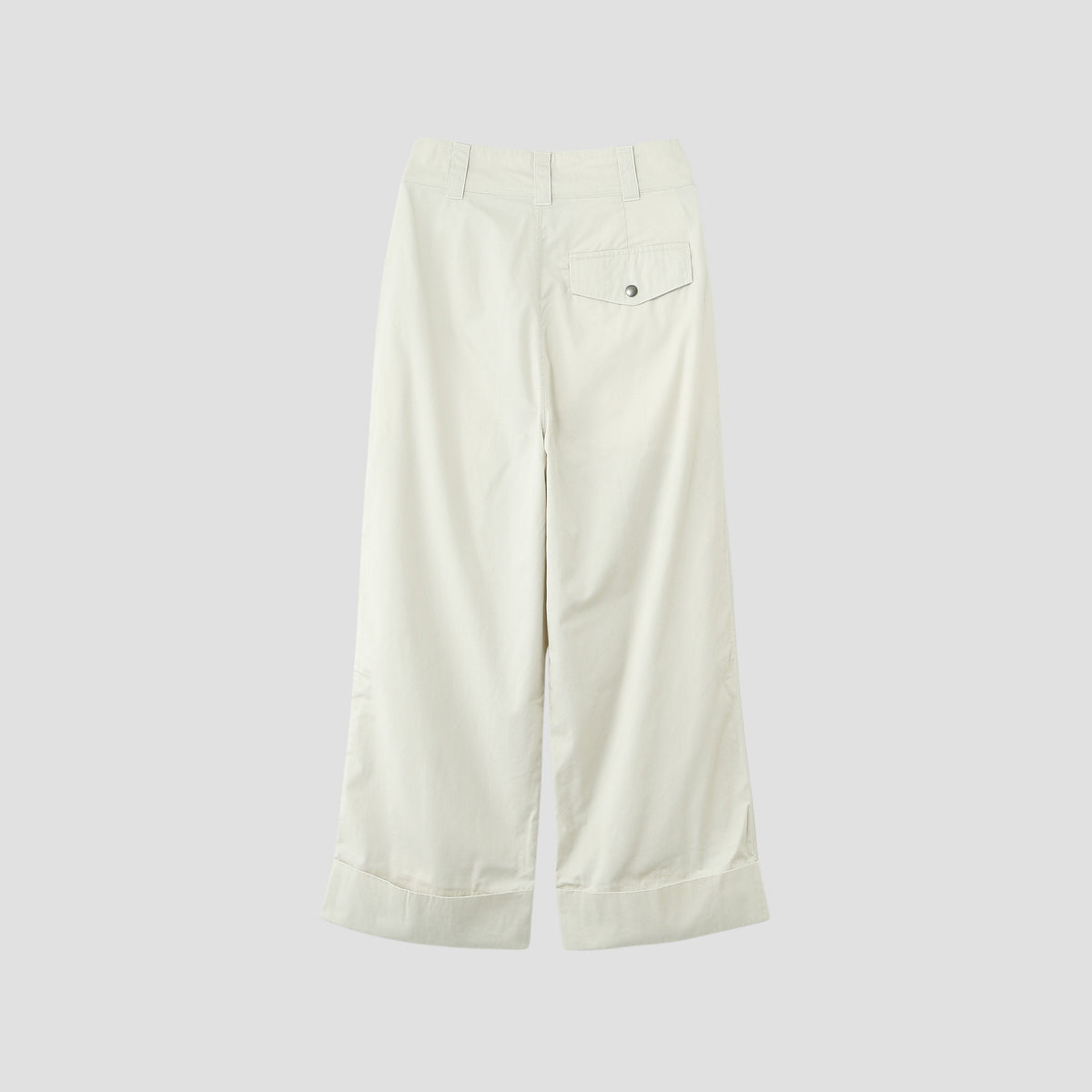 SOFT DENSE COTTON TROUSERS
