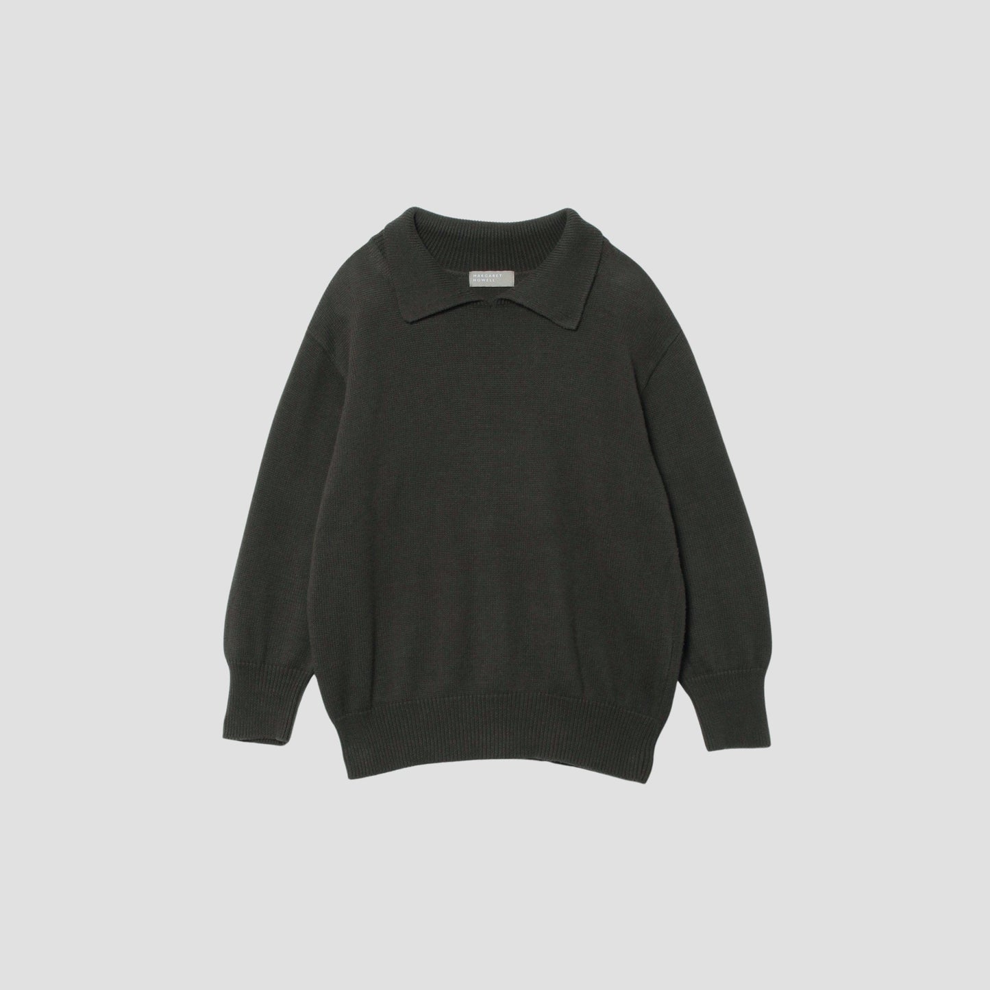 COTTON POLO JUMPER KNIT