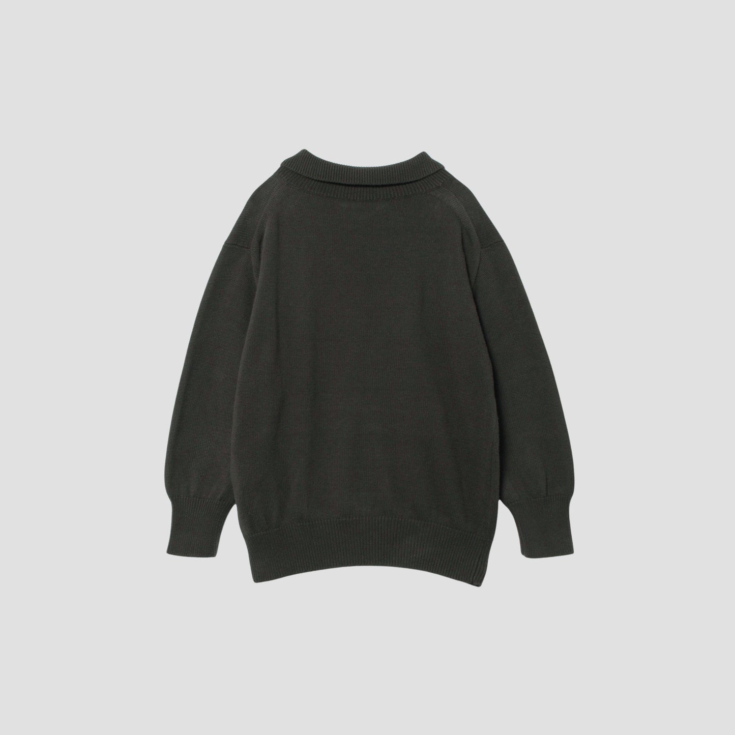 COTTON POLO JUMPER KNIT