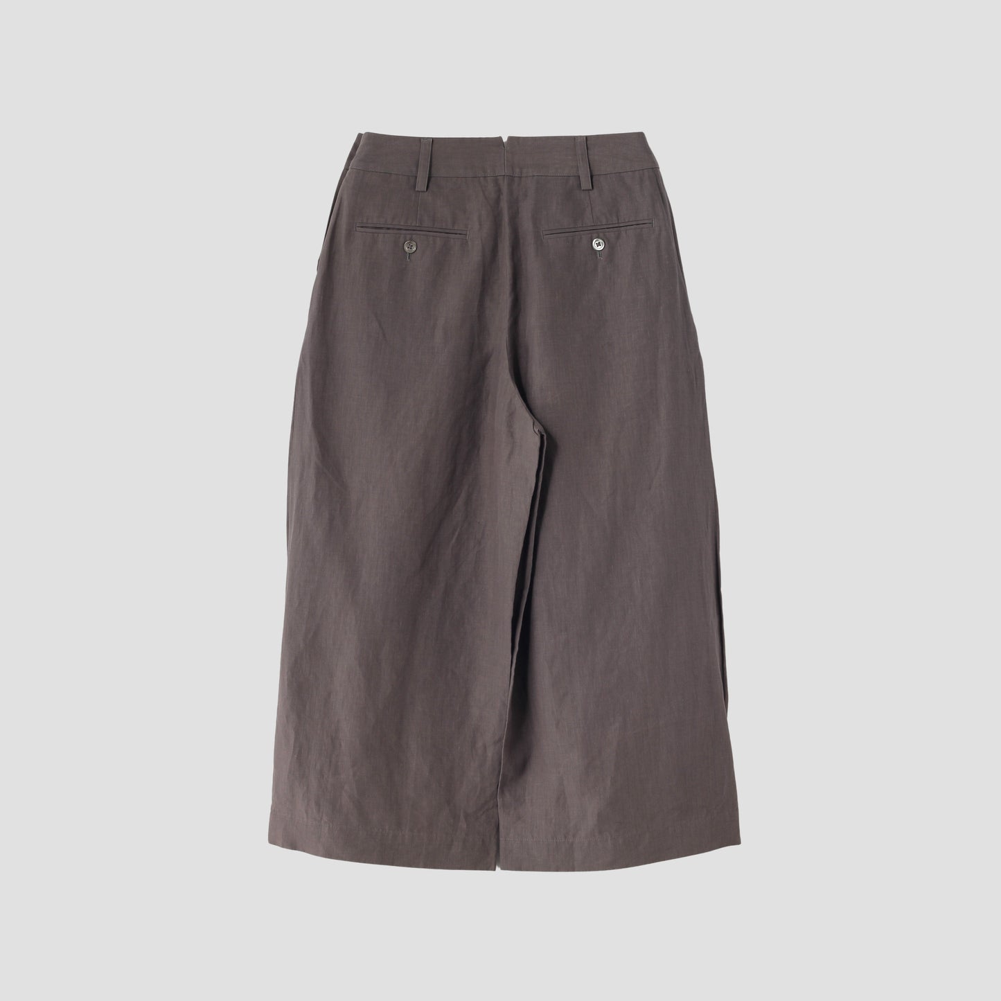 HIGH DENSE LINEN TROUSERS