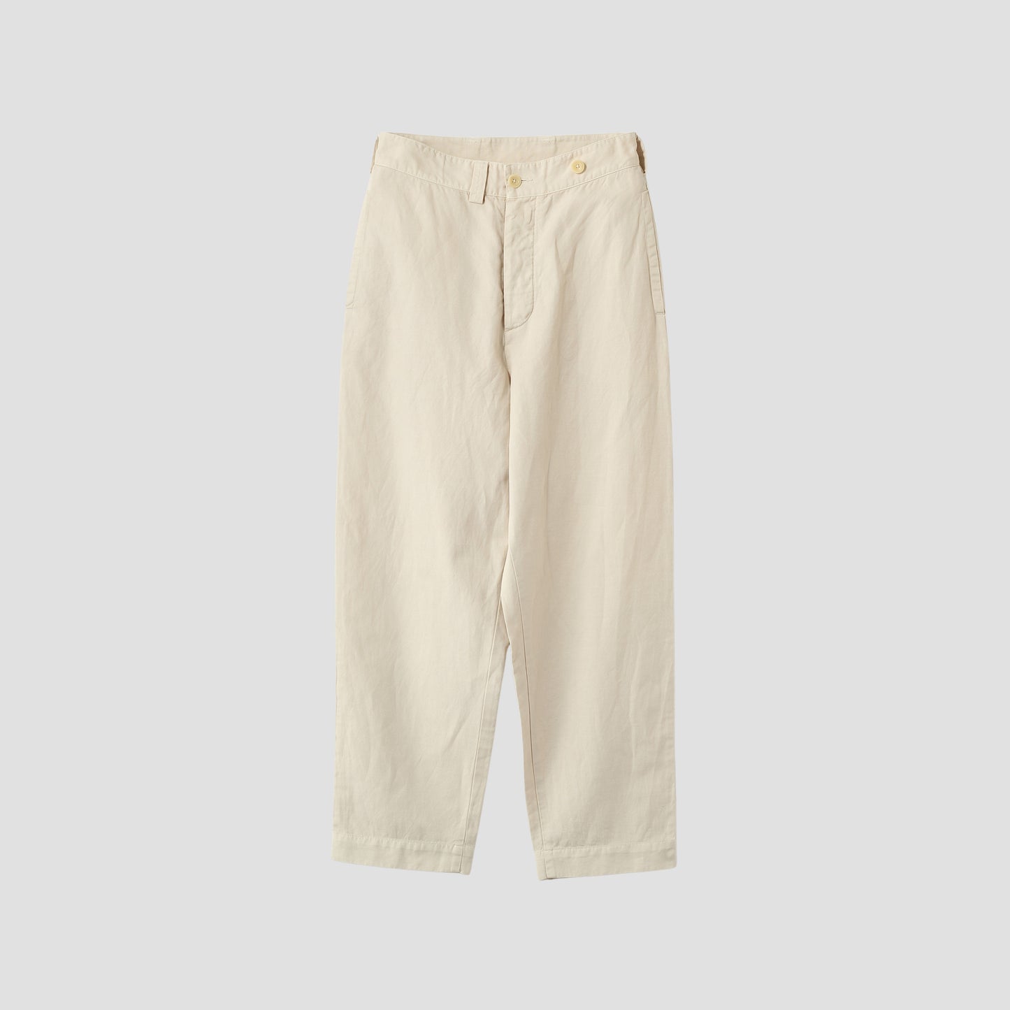 GARMENT DYE CANVAS TROUSERS