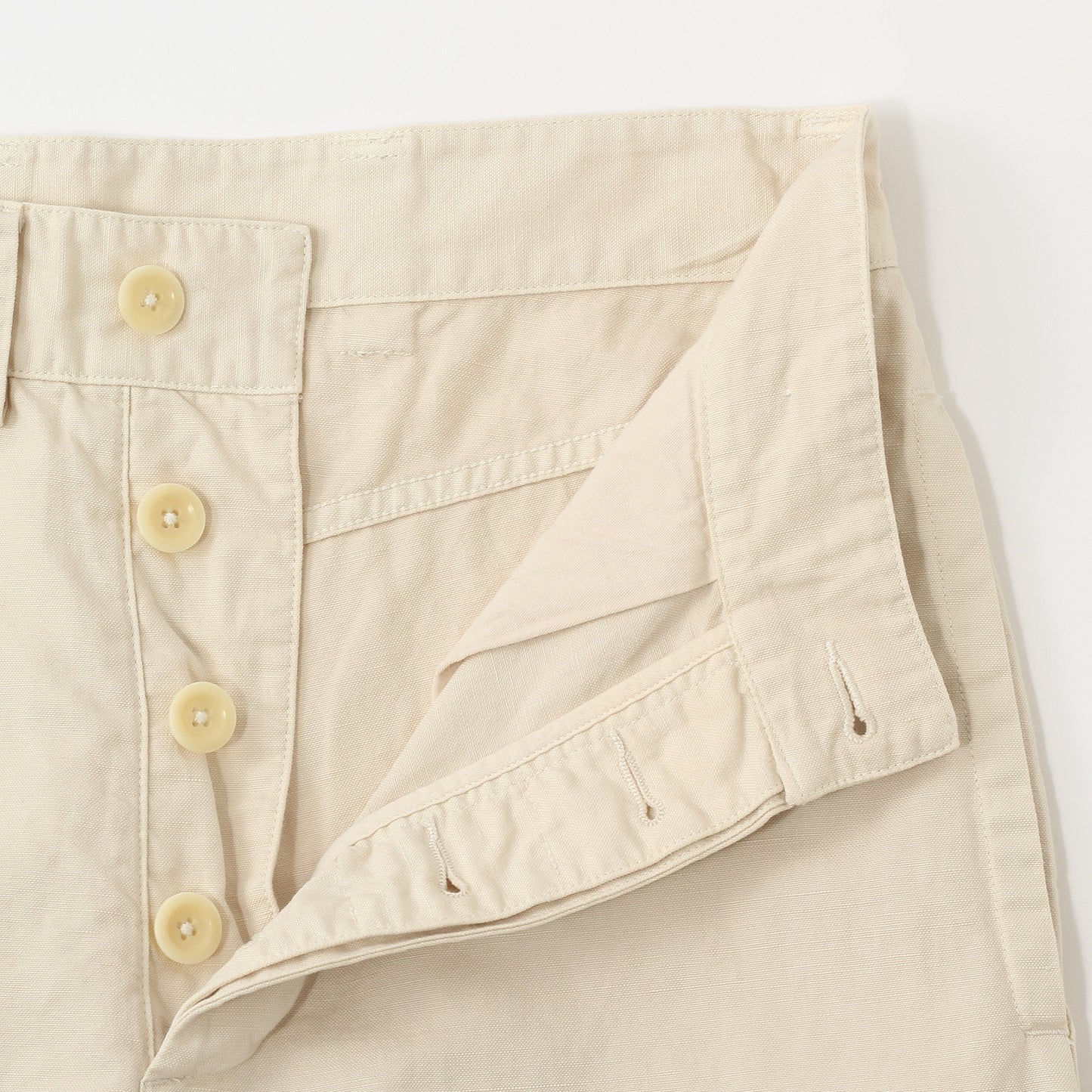 GARMENT DYE CANVAS TROUSERS