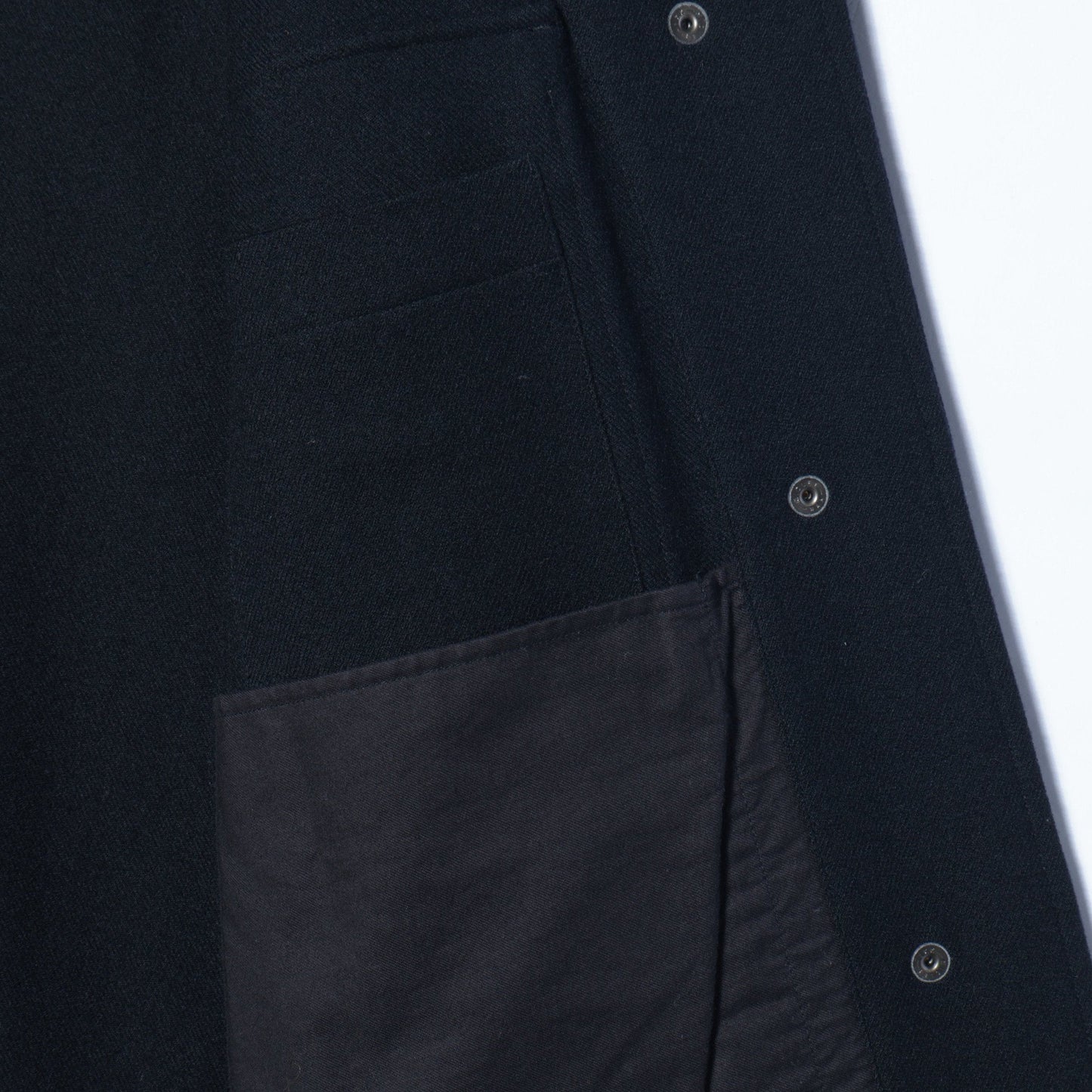 FELTED WOOL SHIRTING BLOUSON