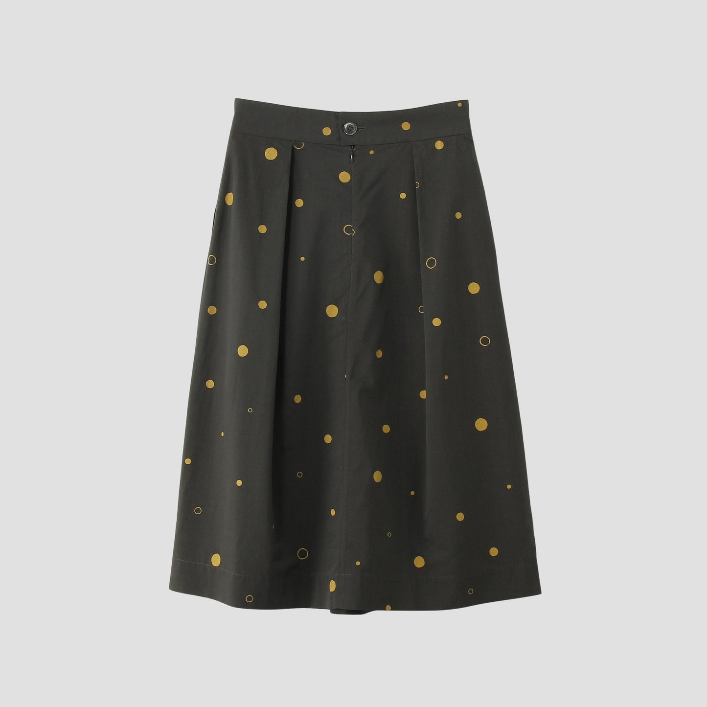 SPOT PRINT COTTON SILK SKIRT