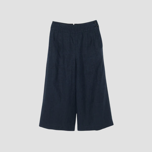 HIGH DENSE LINEN TROUSERS