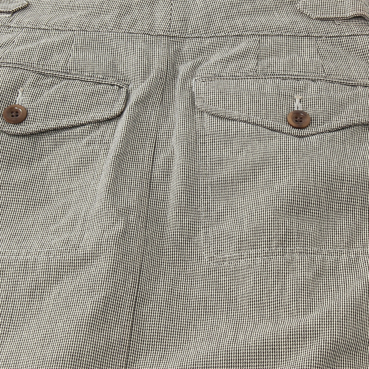 CHEF CHECK COTTON WOOL SKIRT