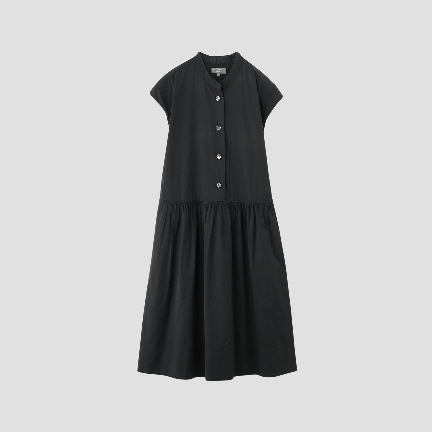 COTTON SILK POPLIN DRESS