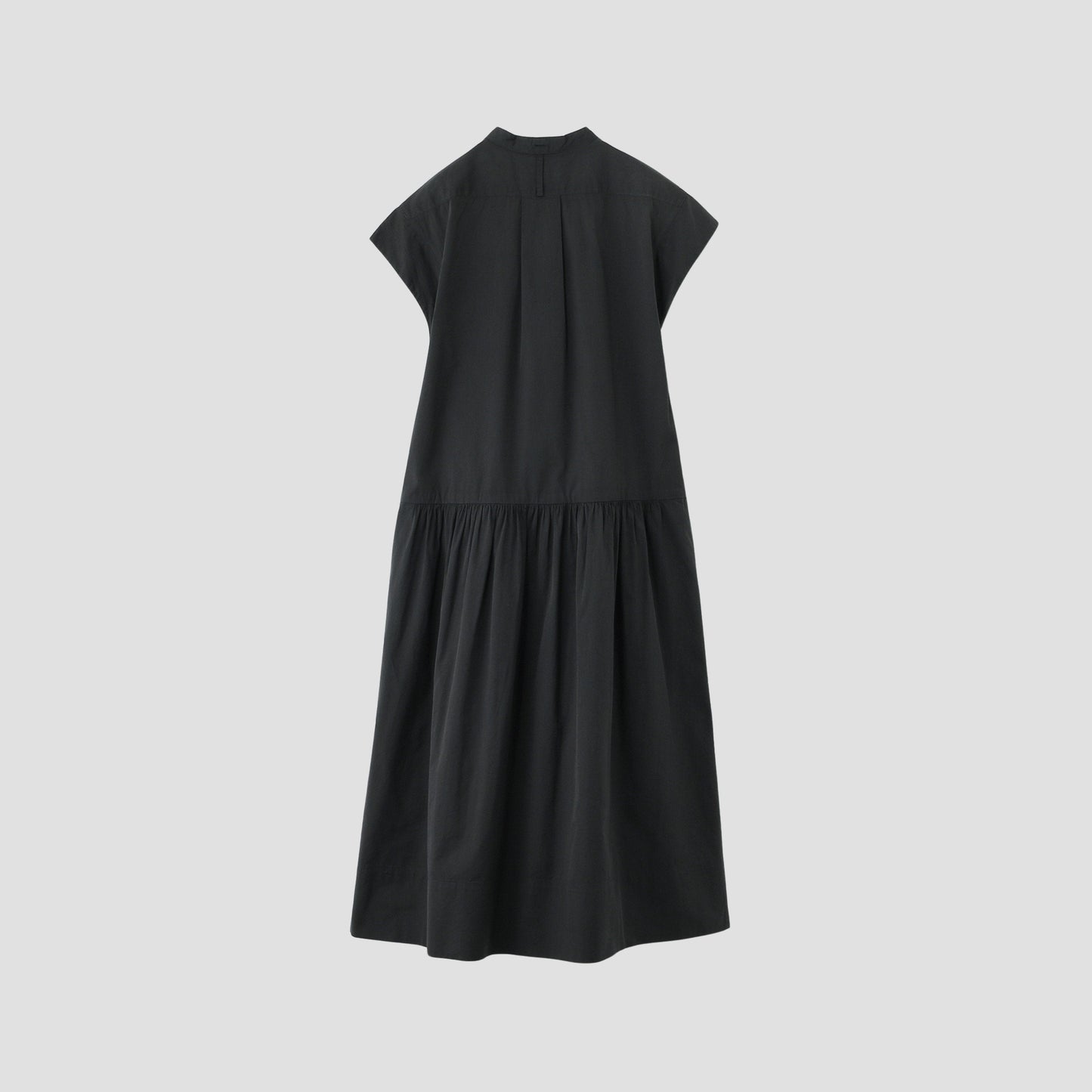 COTTON SILK POPLIN DRESS