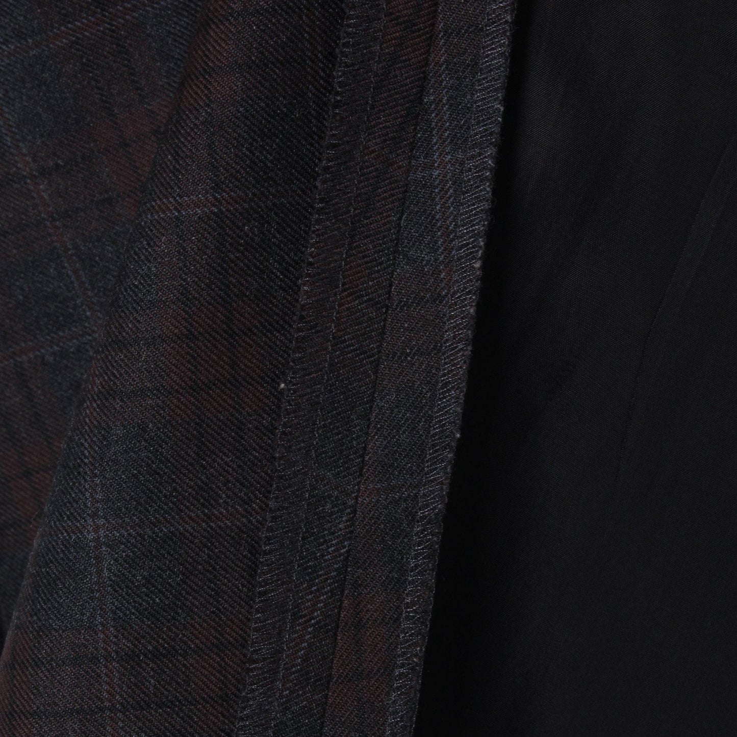 PLAID WOOL TROUSERS