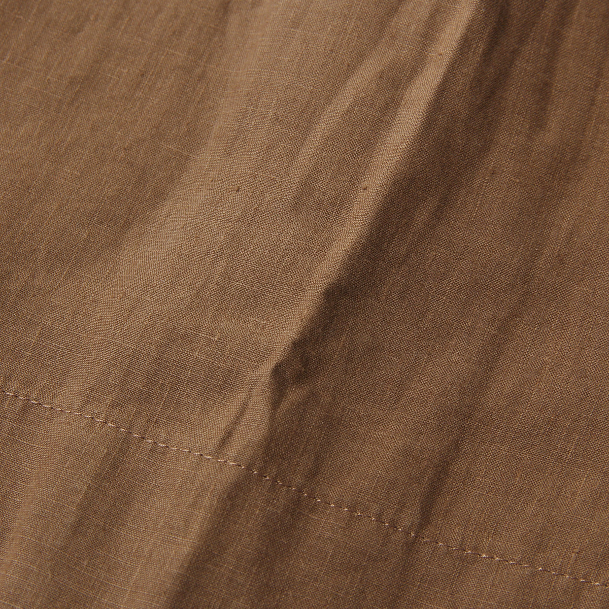 DENSE FINE LINEN POPLIN SKIRT