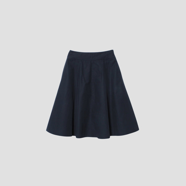 COTTON TAFFETA SKIRT