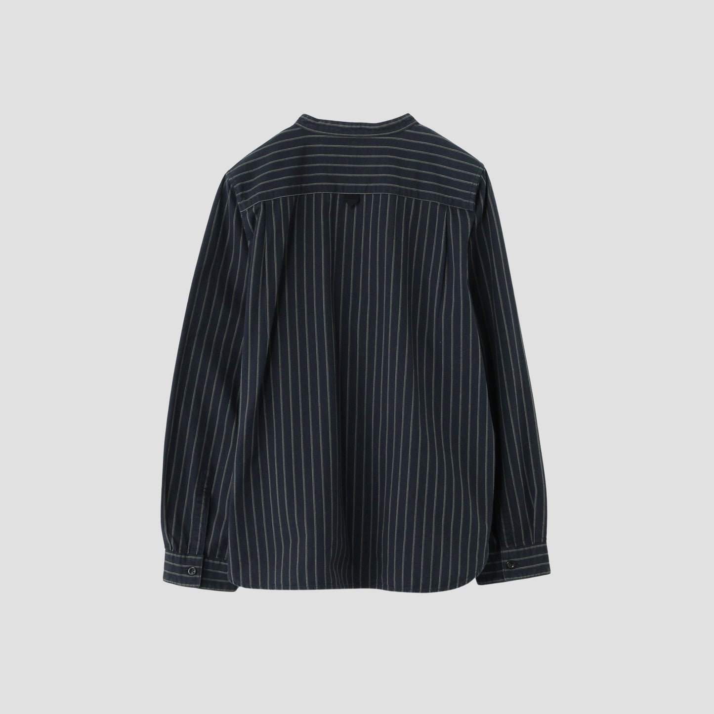 COTTON WOOL STRIPE SHIRT