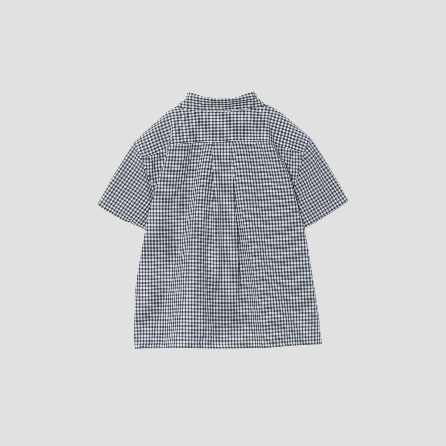 DRY GINGHAMCHECK COTTON SHIRT