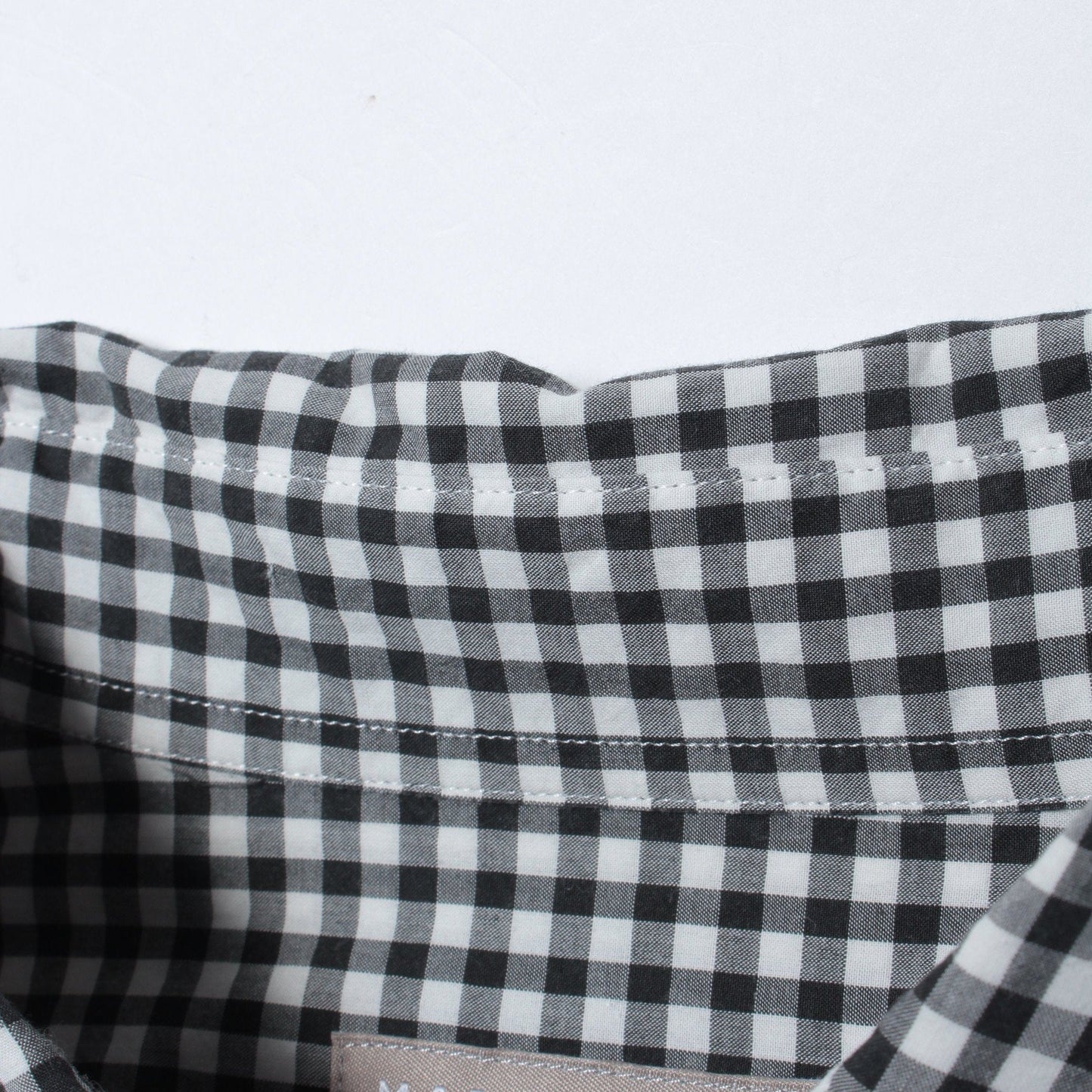 DRY GINGHAMCHECK COTTON SHIRT