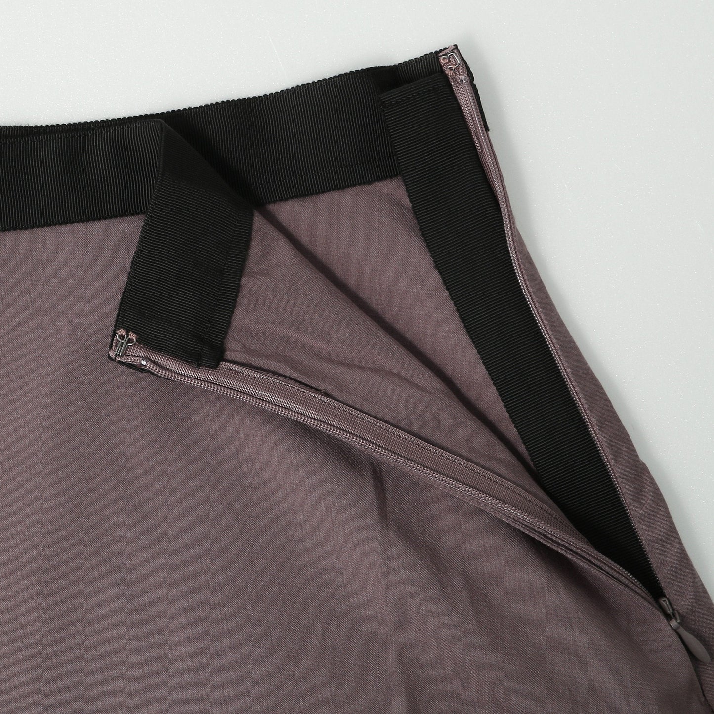 SILK COTTON POPLIN SKIRT