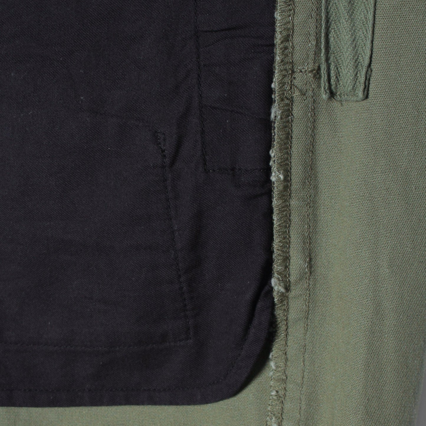 COMPACT BROKEN DRILL TROUSERS