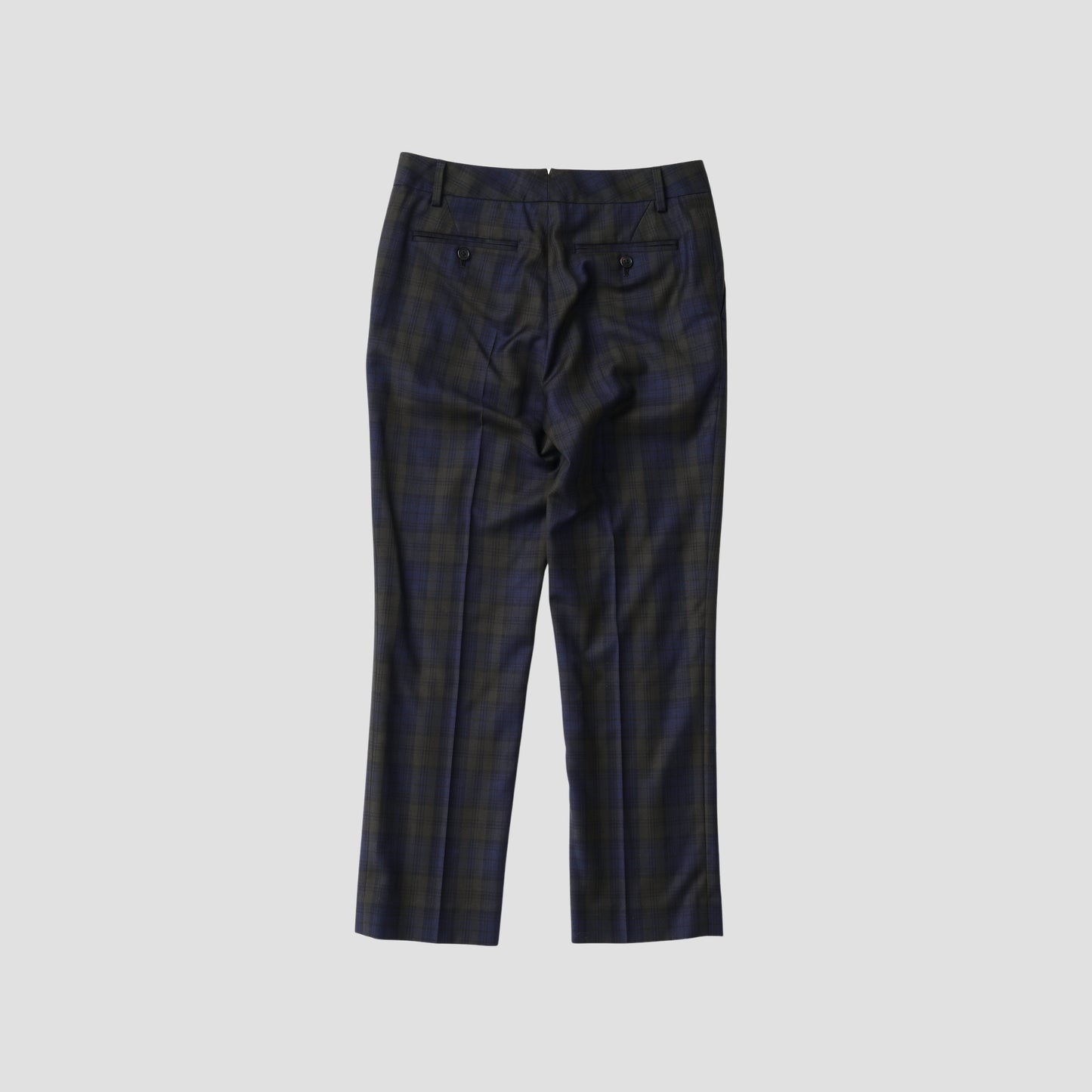WOOL BLACKWATCH TROUSERS