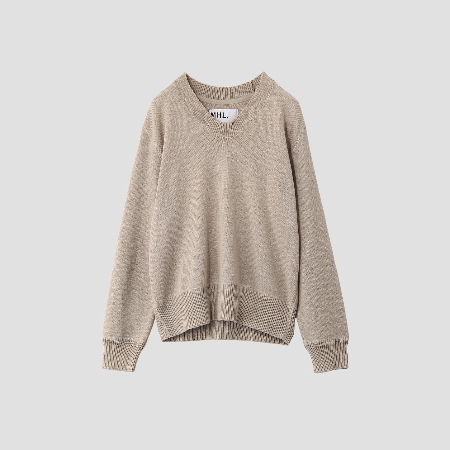 LINEN COTTON SLUB KNIT
