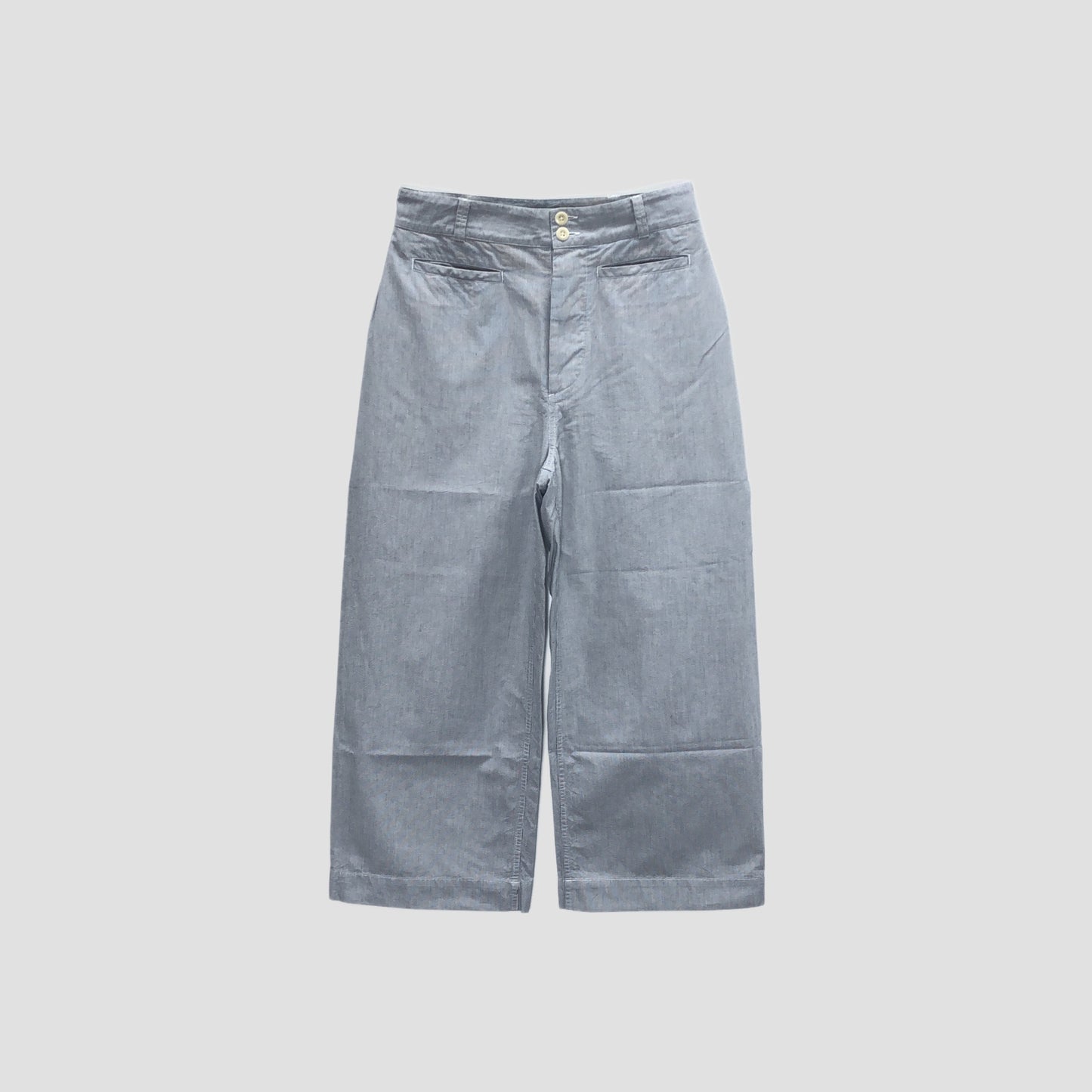 HAIRLINE COTTON TROUSERS