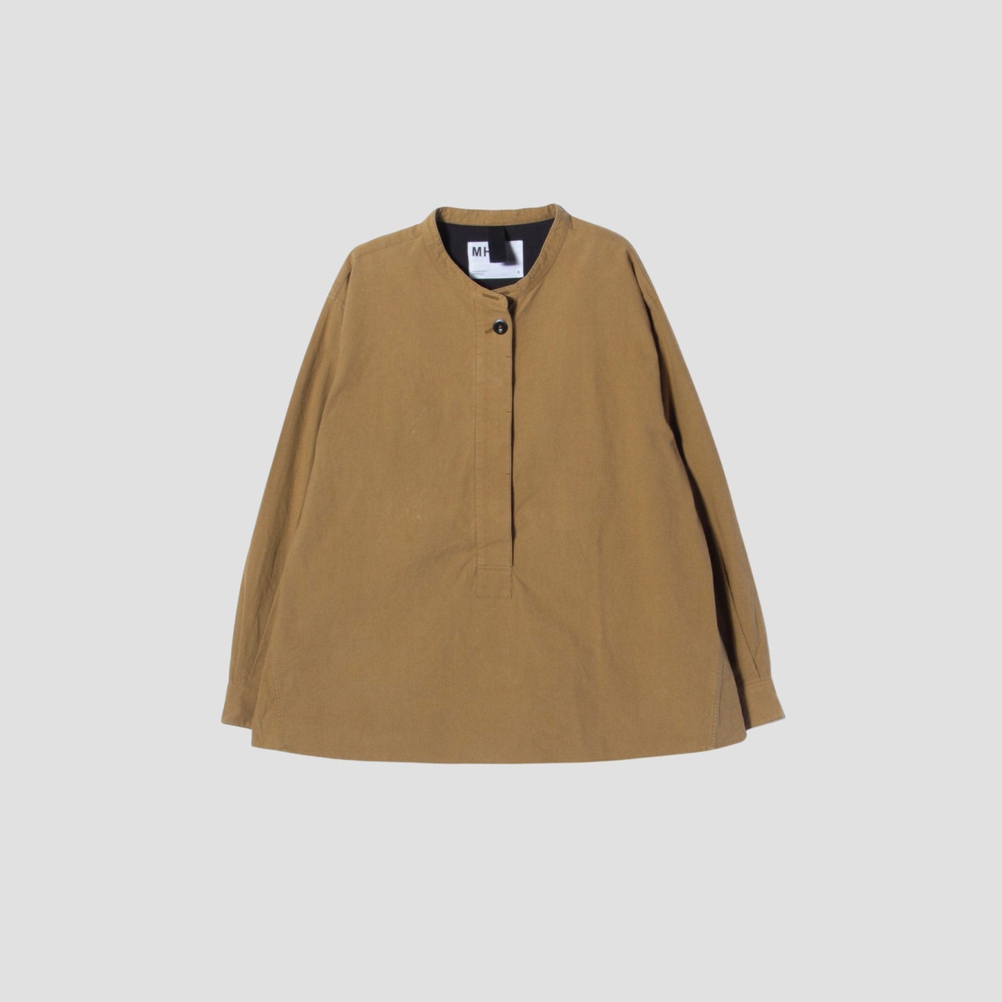 BRUSHED COTTON PLAINWEAVE SHIRT