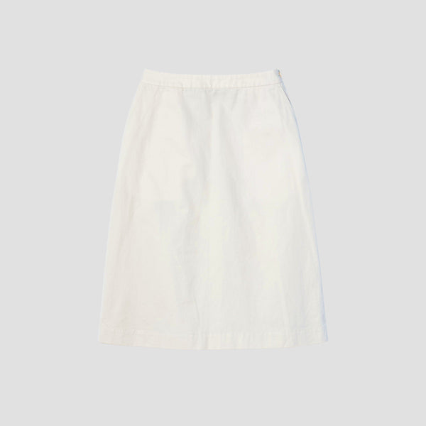 LIGHT COTTON LINEN TWILL SKIRT