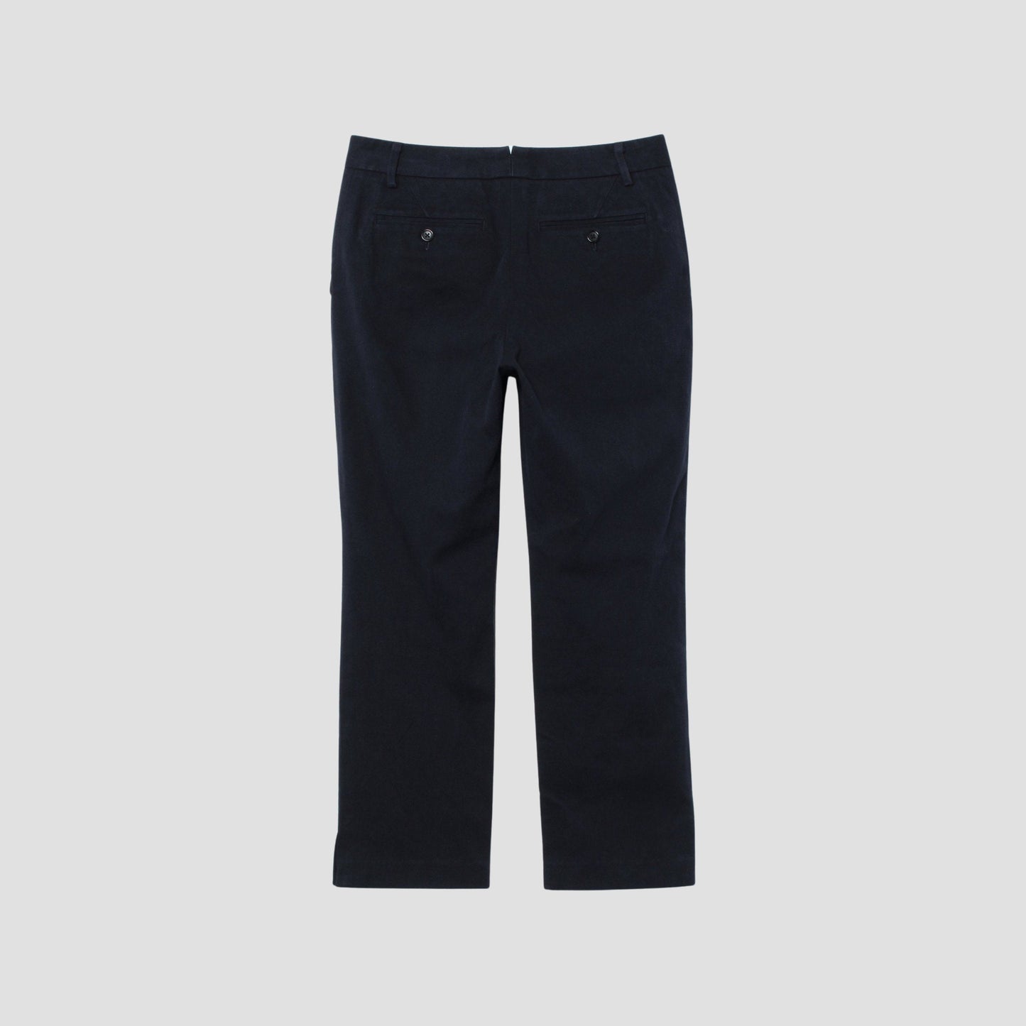 YARN DYE HEAVY COTTON TWILL TROUSERS