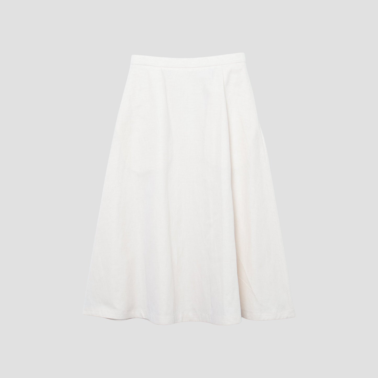 HIGH TWIST COTTON LINEN SKIRT