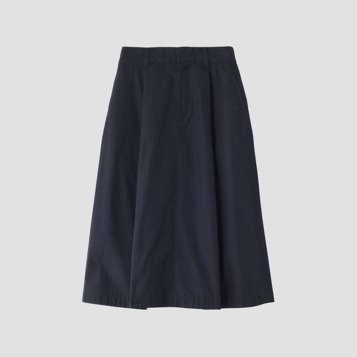 COTTON PLAIN WEAVE SKIRT