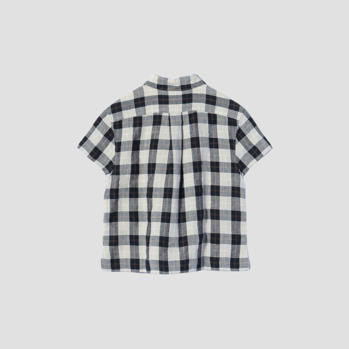 LINEN TARTAN SHIRT