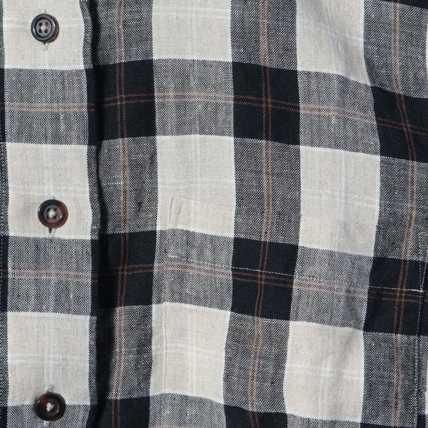 LINEN TARTAN SHIRT