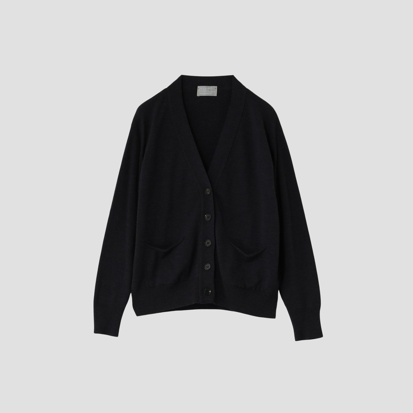 MERINO V NECK CARDIGAN KNIT