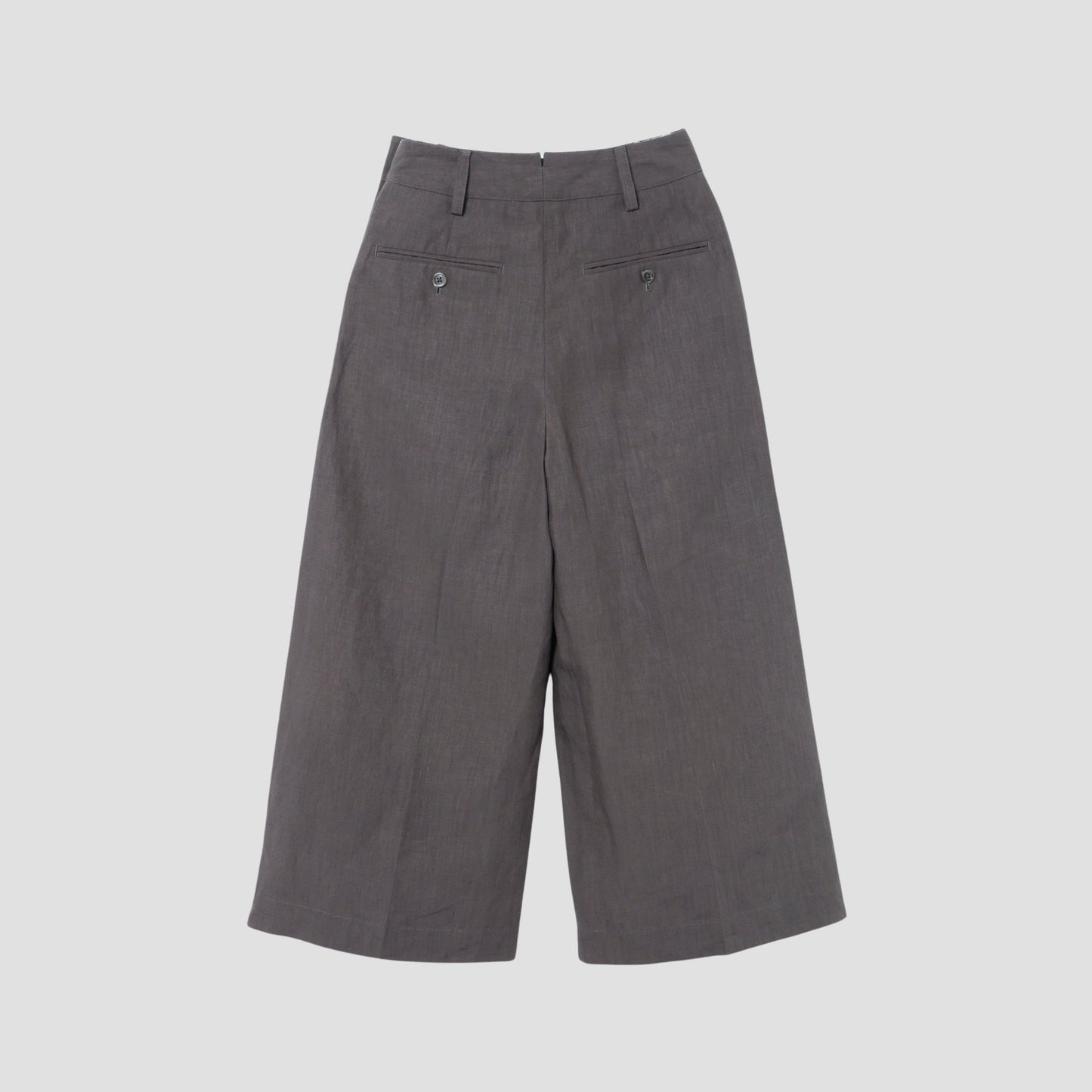 HIGH DENSE LINEN TROUSERS