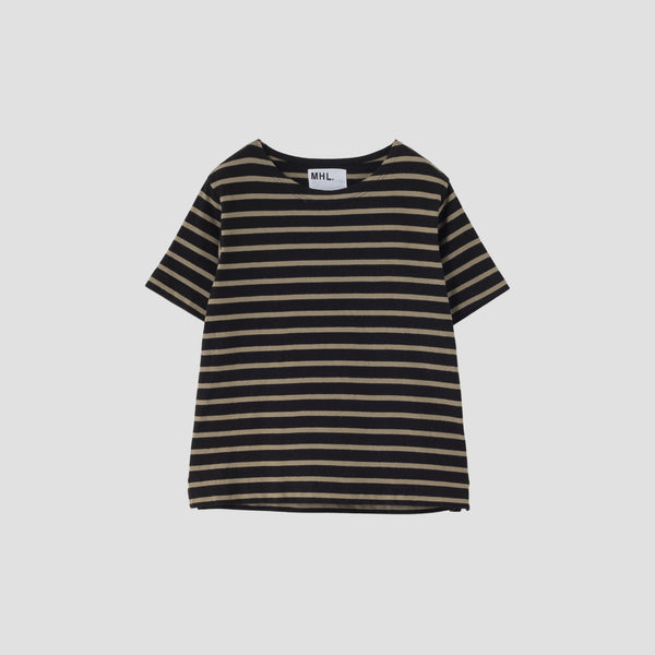 STRIPED DRY COTTON JERSEY