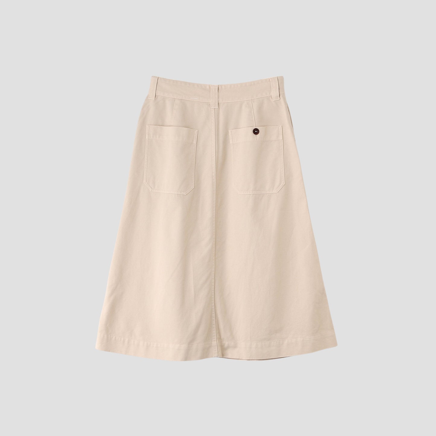 SOFT TWISTED YARN COTTON SKIRT