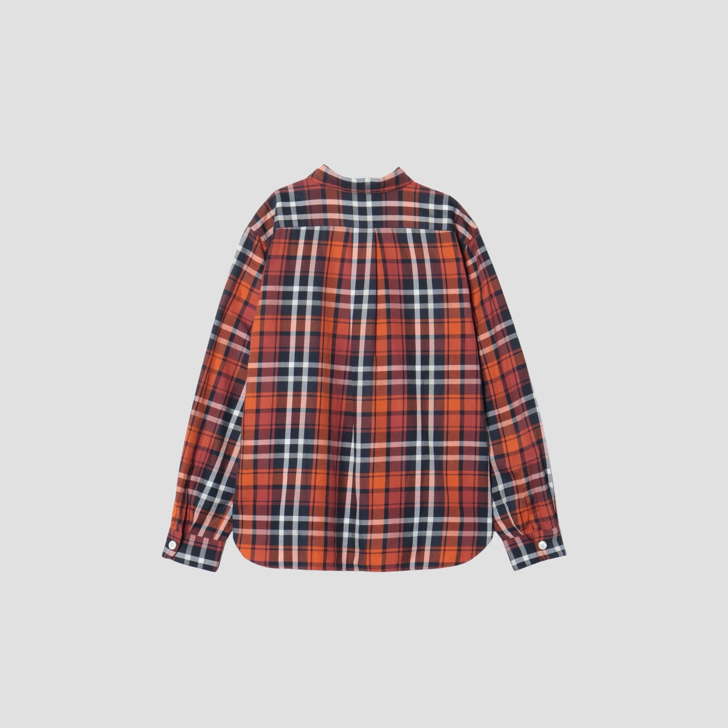 ORANGE TARTAN SHIRT
