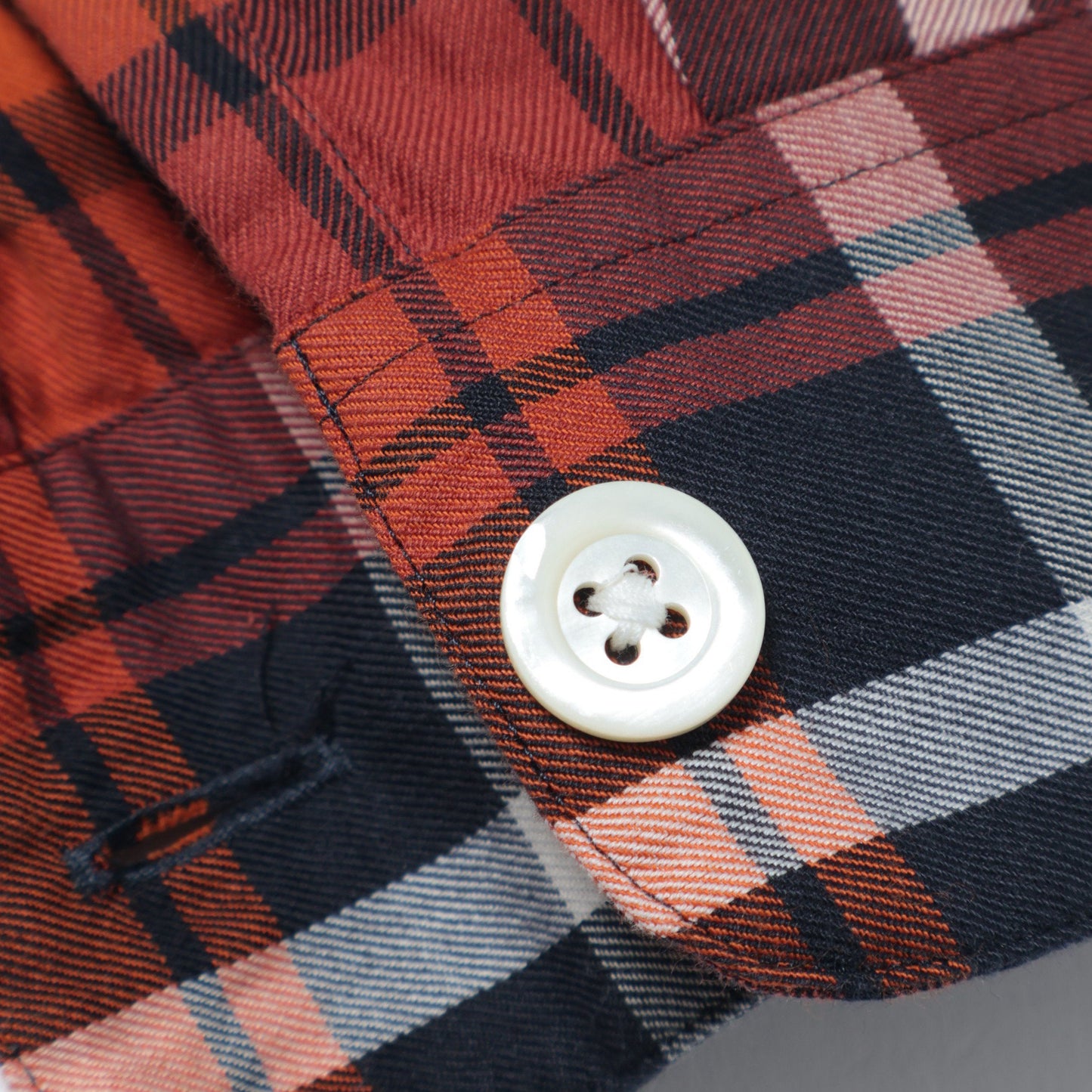 ORANGE TARTAN SHIRT