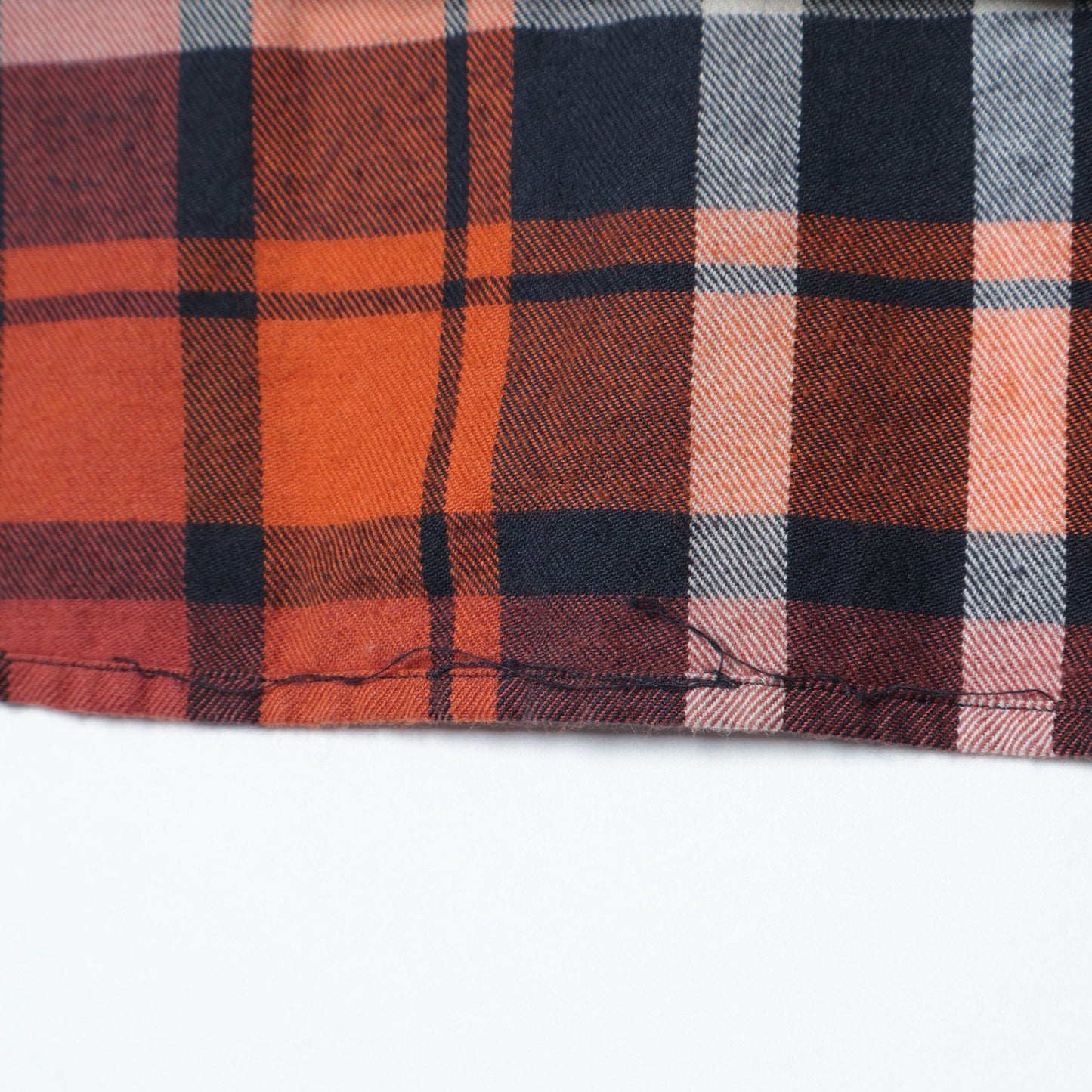 ORANGE TARTAN SHIRT