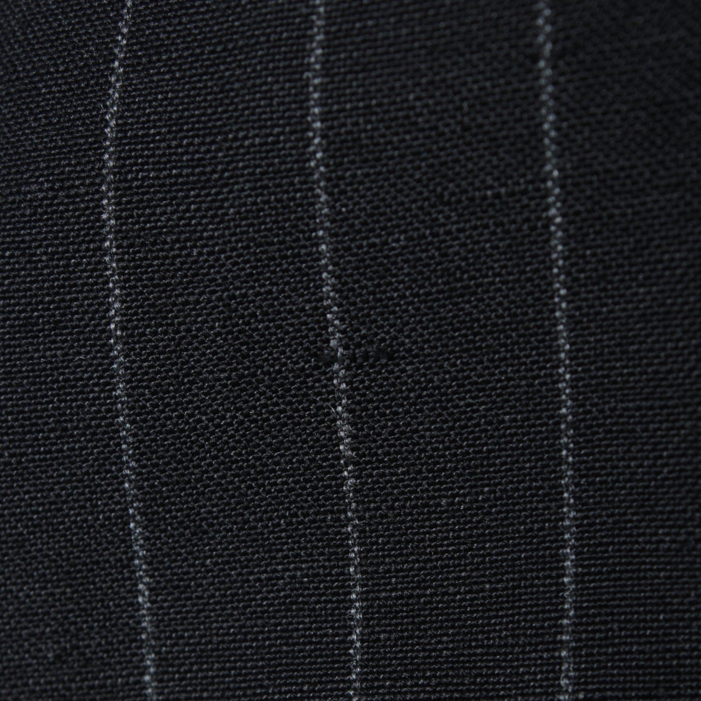 WOOL LINEN PINSTRIPE TROUSERS