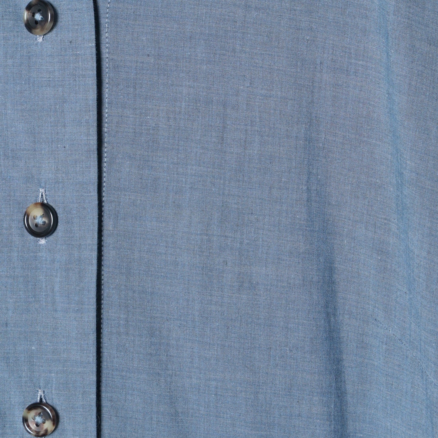 FINE COTTON CHAMBRAY DRESS