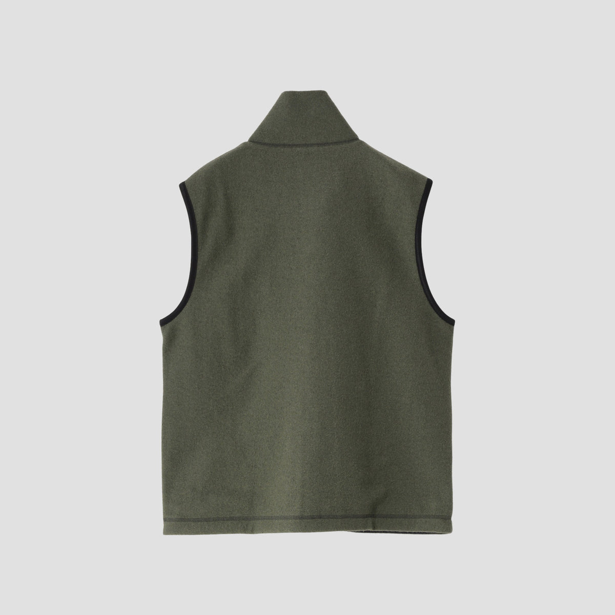 WOOL NYLON COMPRESSED JERSEY BLOUSON COAT