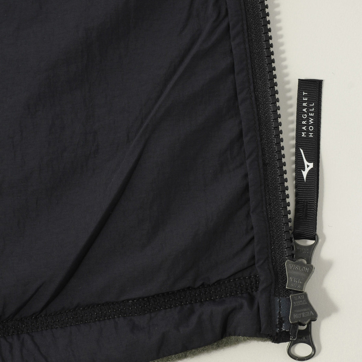 WOOL NYLON COMPRESSED JERSEY BLOUSON COAT