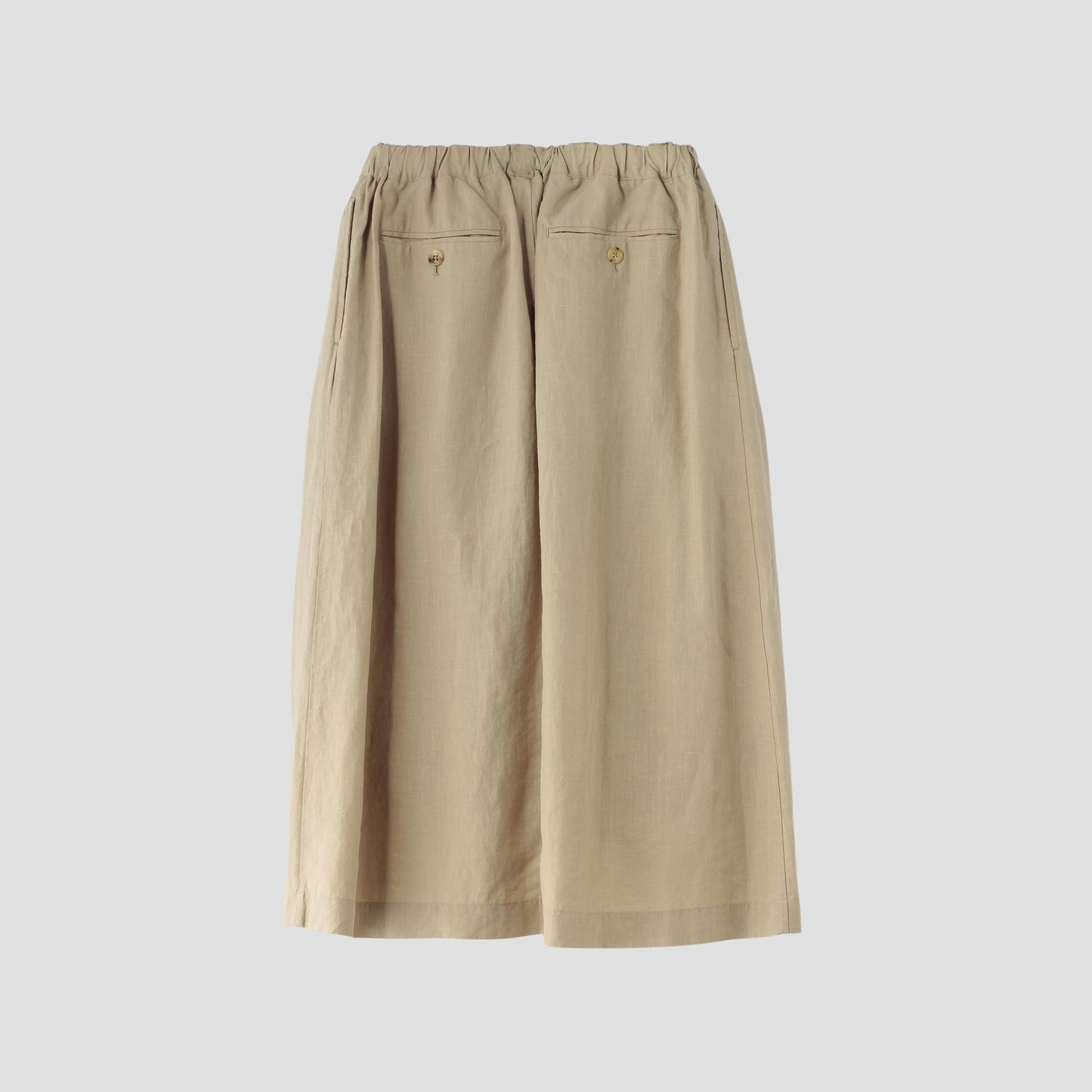 DENSE FINE LINEN POPLIN SKIRT