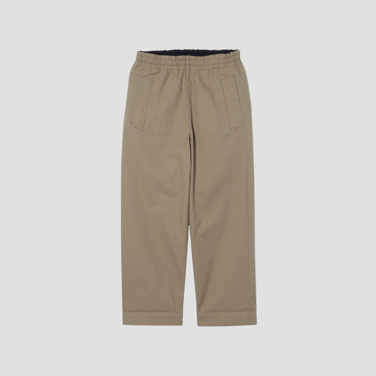 ORGANIC COTTON GABARDINE TROUSERS