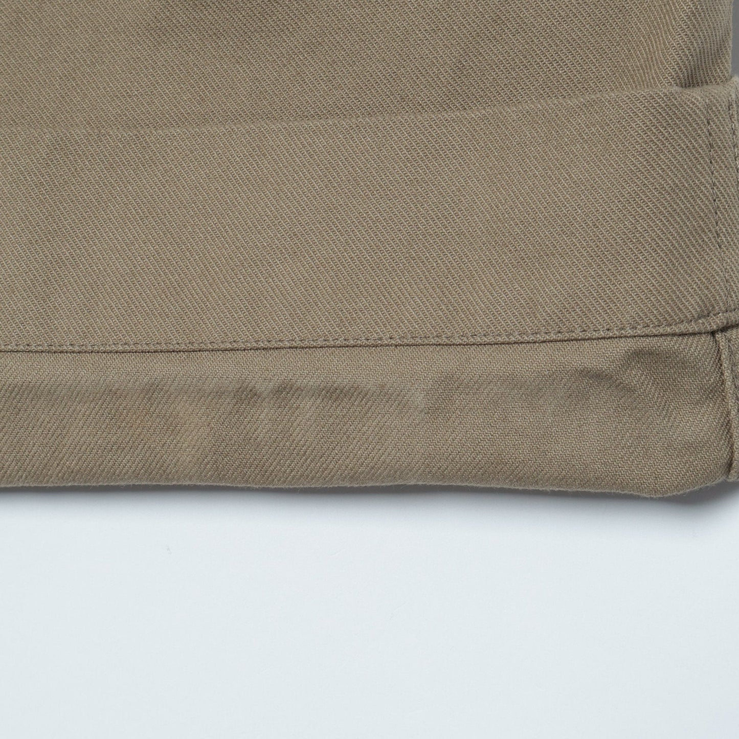 ORGANIC COTTON GABARDINE TROUSERS